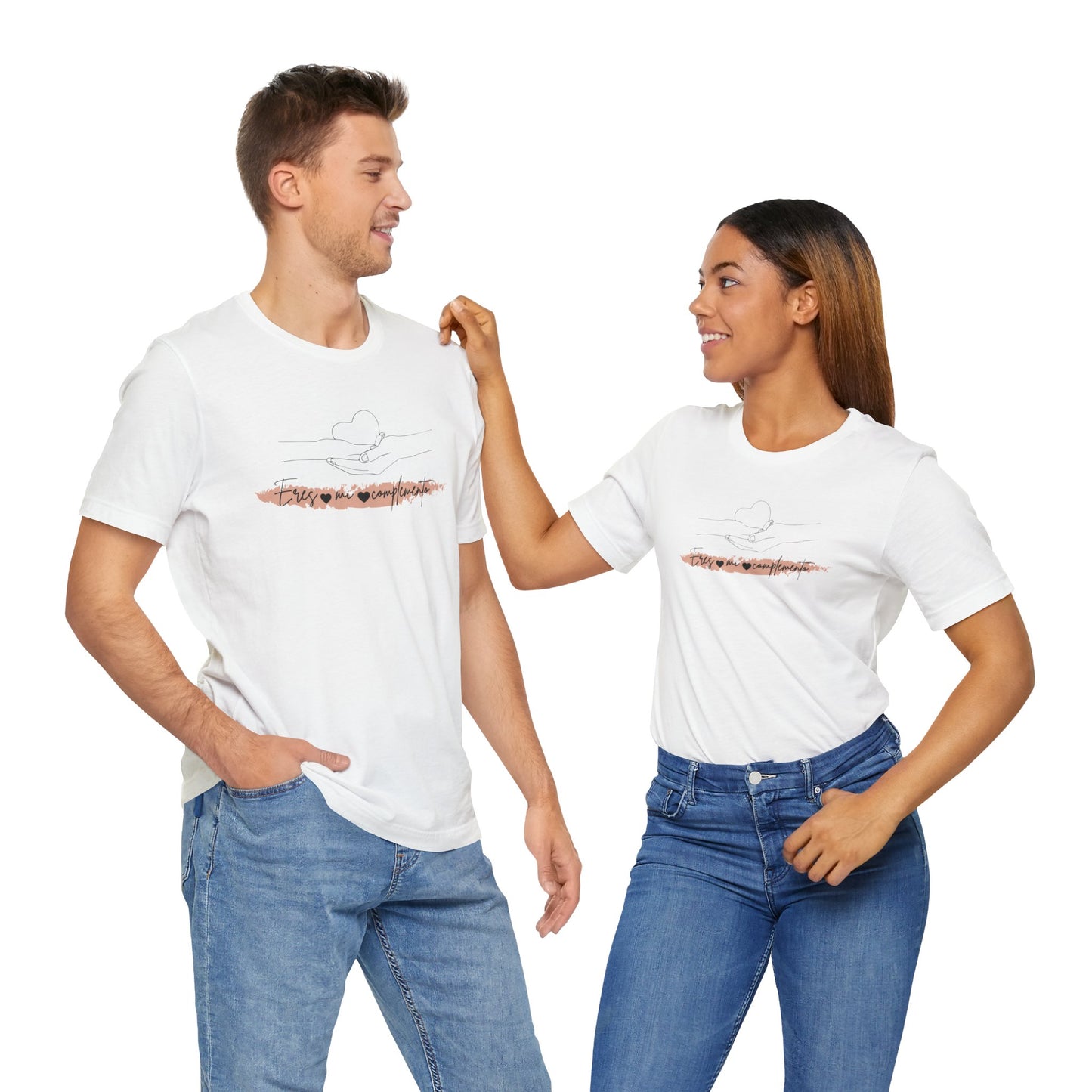 Eres mi complemento Unisex Jersey Short Sleeve Tee