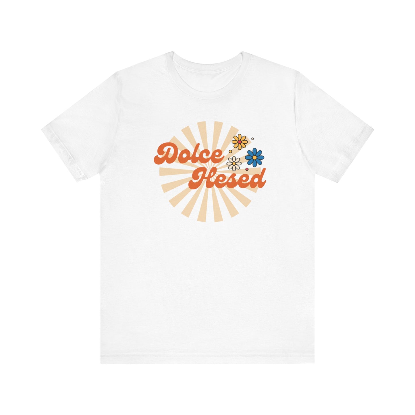 Retro Dolce Hesed Unisex Jersey Short Sleeve Tee