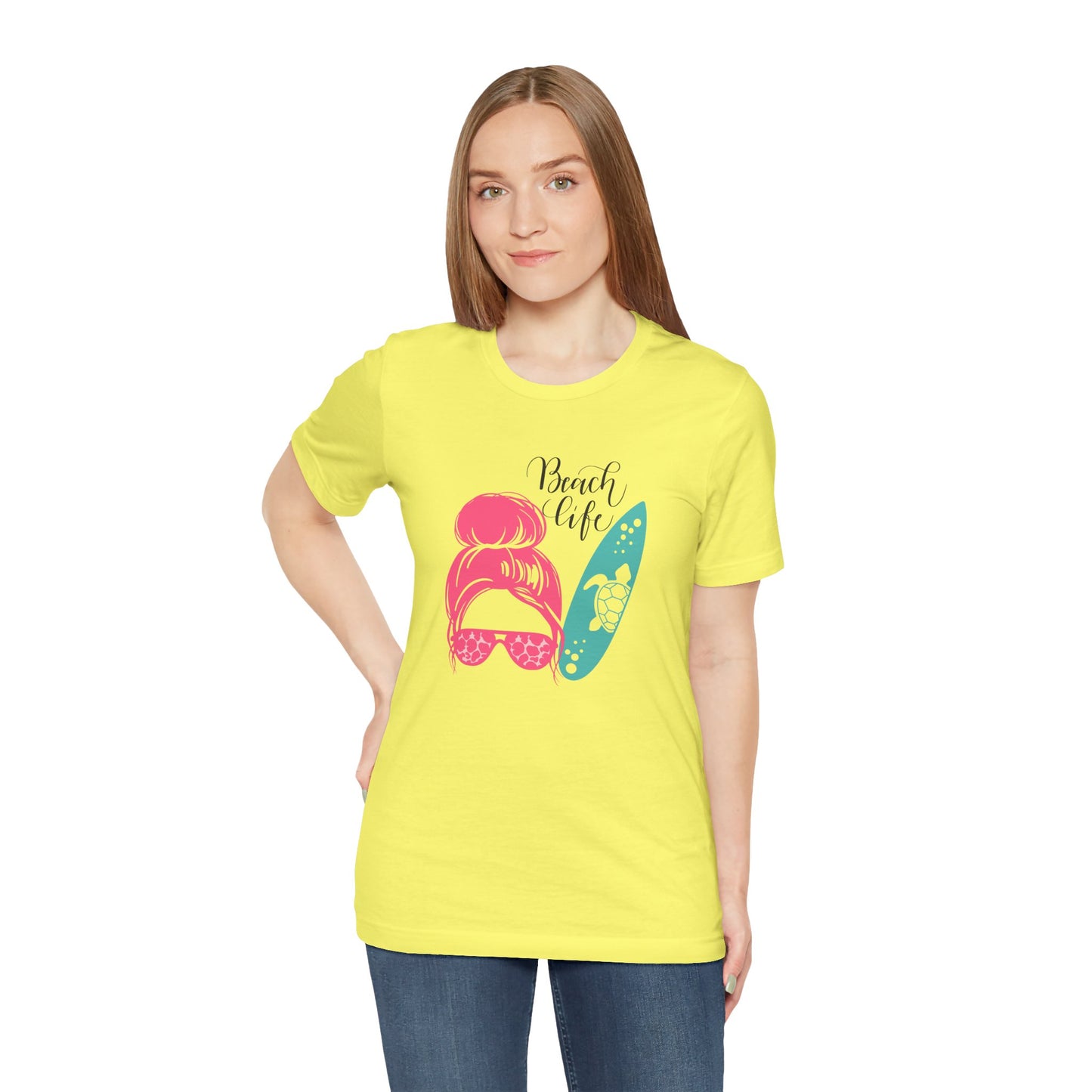 Beach life girl Unisex Jersey Short Sleeve Tee