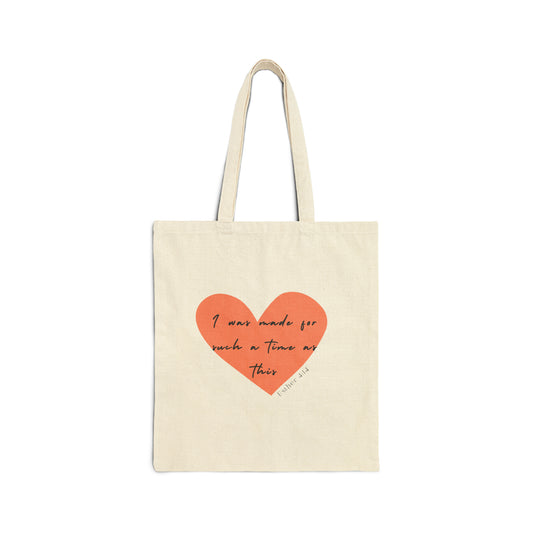 Esther 4 Cotton Canvas Tote Bag