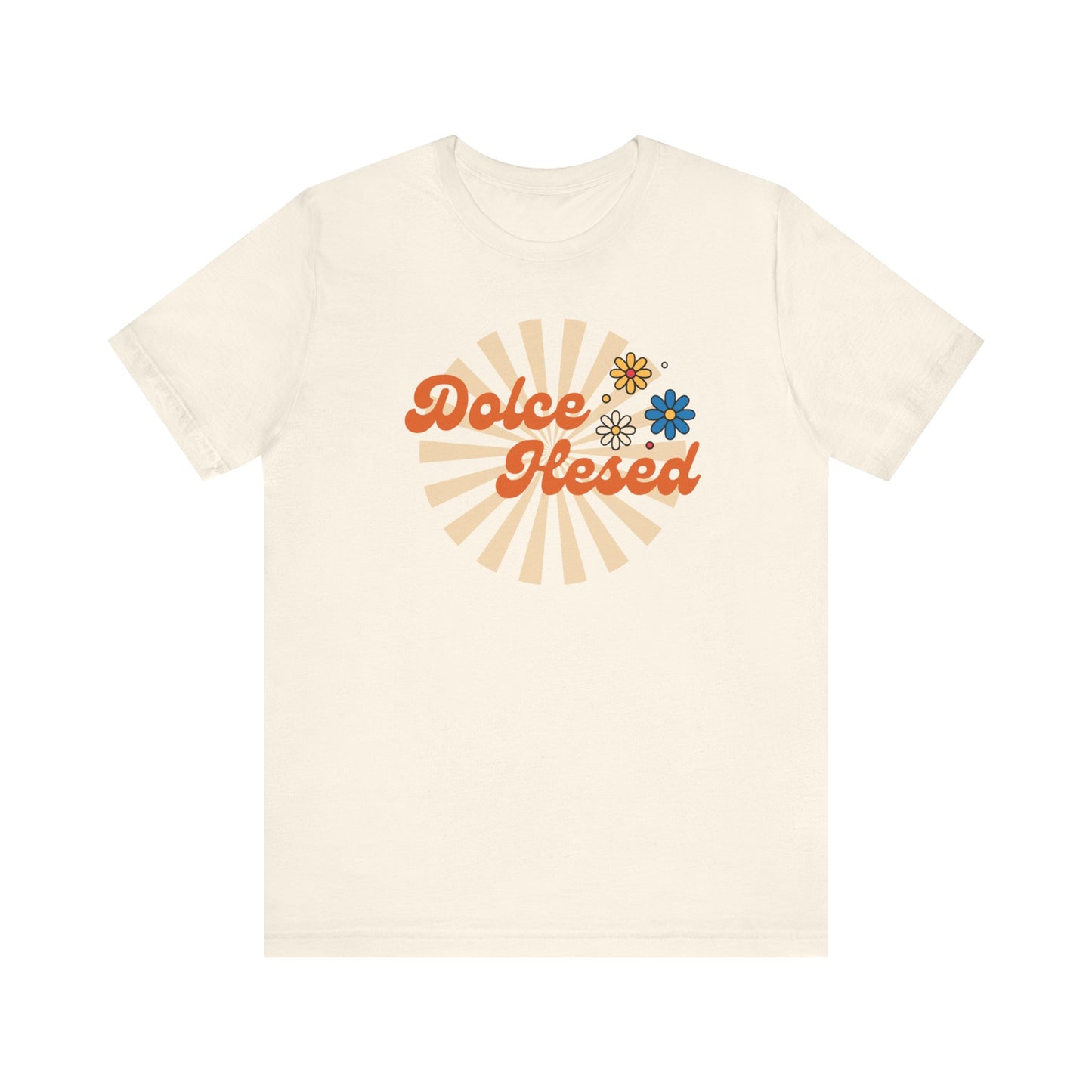 Retro Dolce Hesed Unisex Jersey Short Sleeve Tee