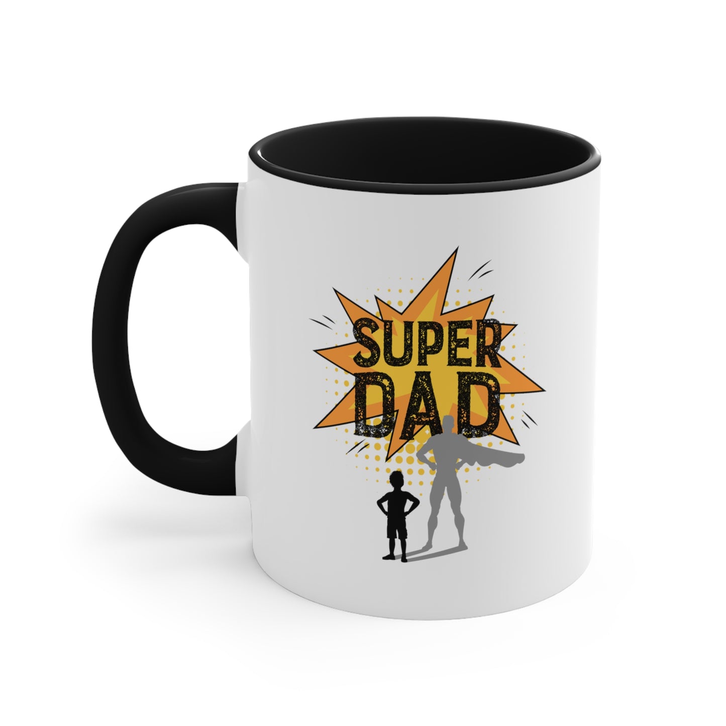 Super Dad Accent Coffee Mug, 11oz