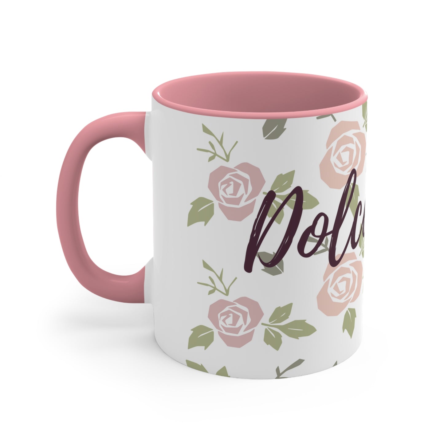 Dolce Hesed Purple Accent Coffee Mug, 11oz