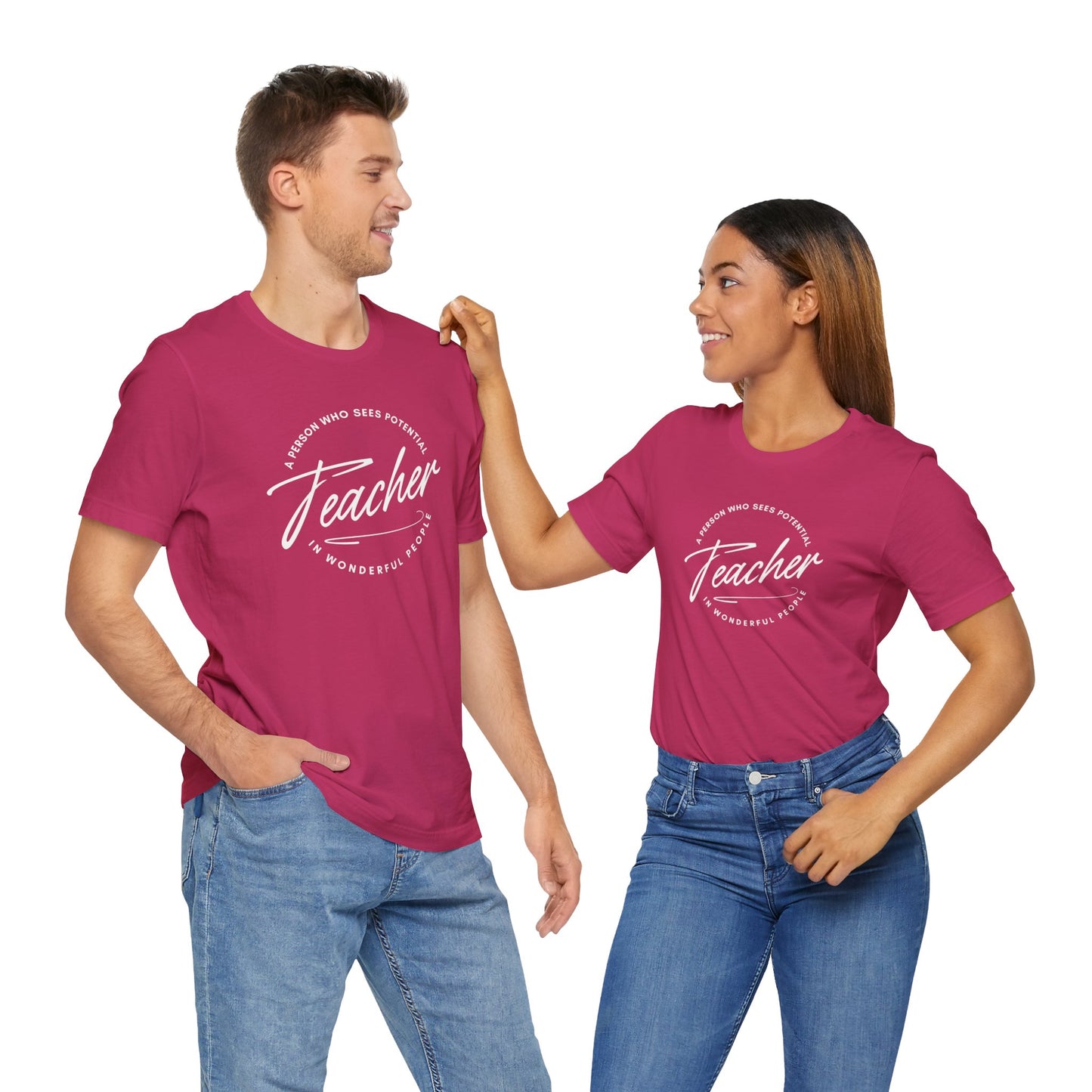 Teacher Unisex Jersey Short Sleeve Tee