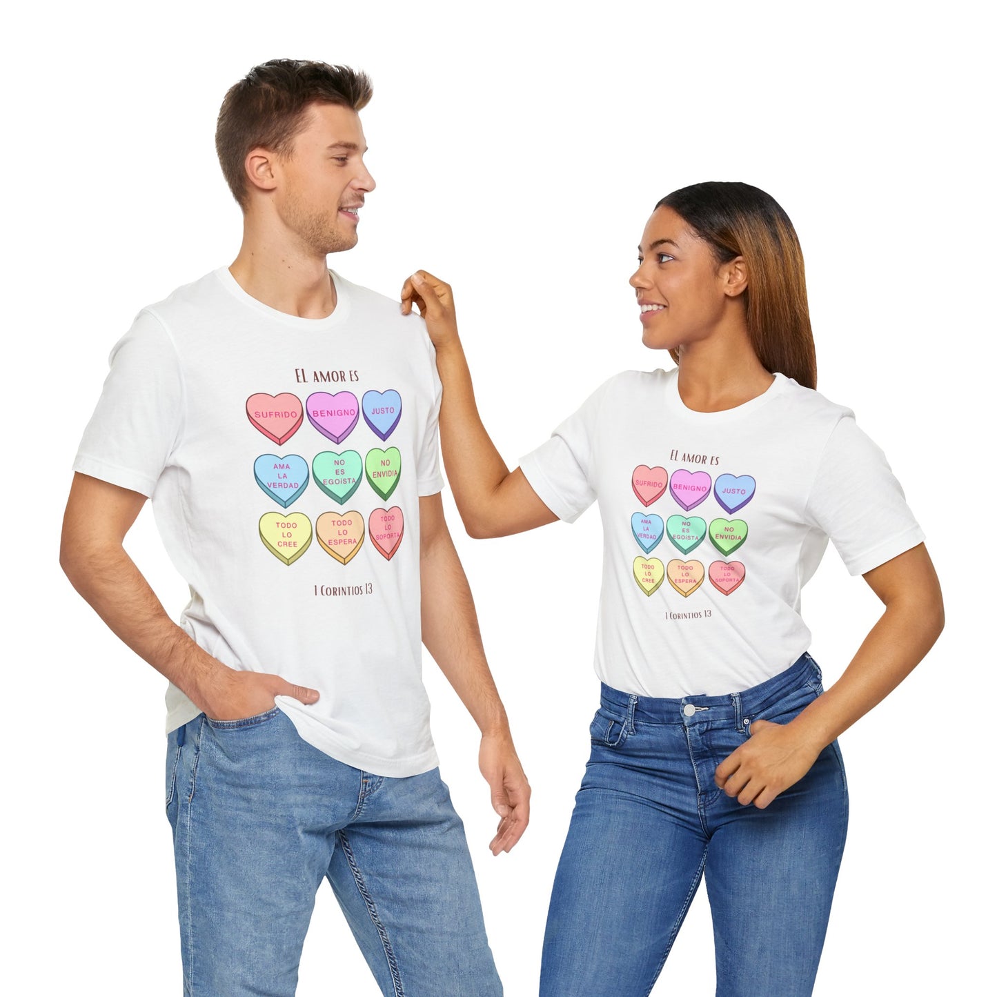 El amor es Unisex Jersey Short Sleeve Tee