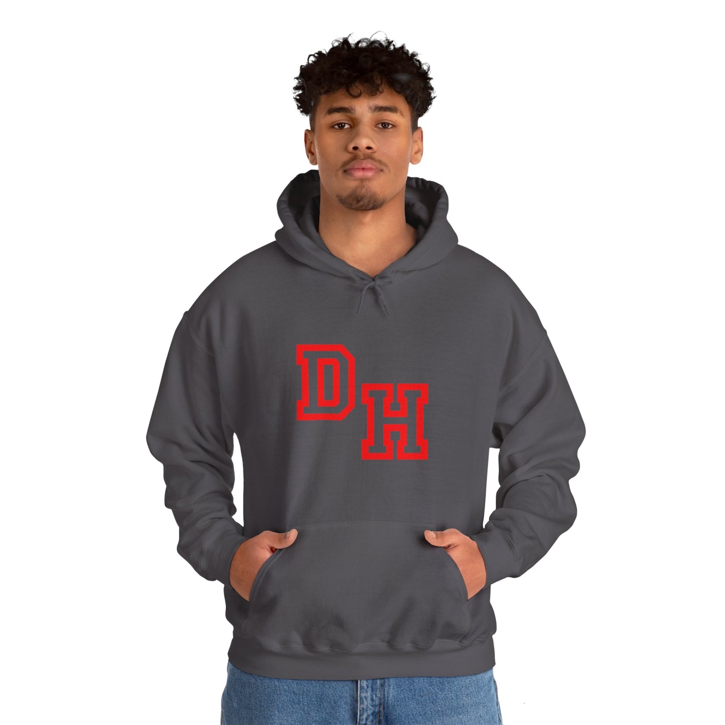 DH Red Unisex Hooded Sweatshirt