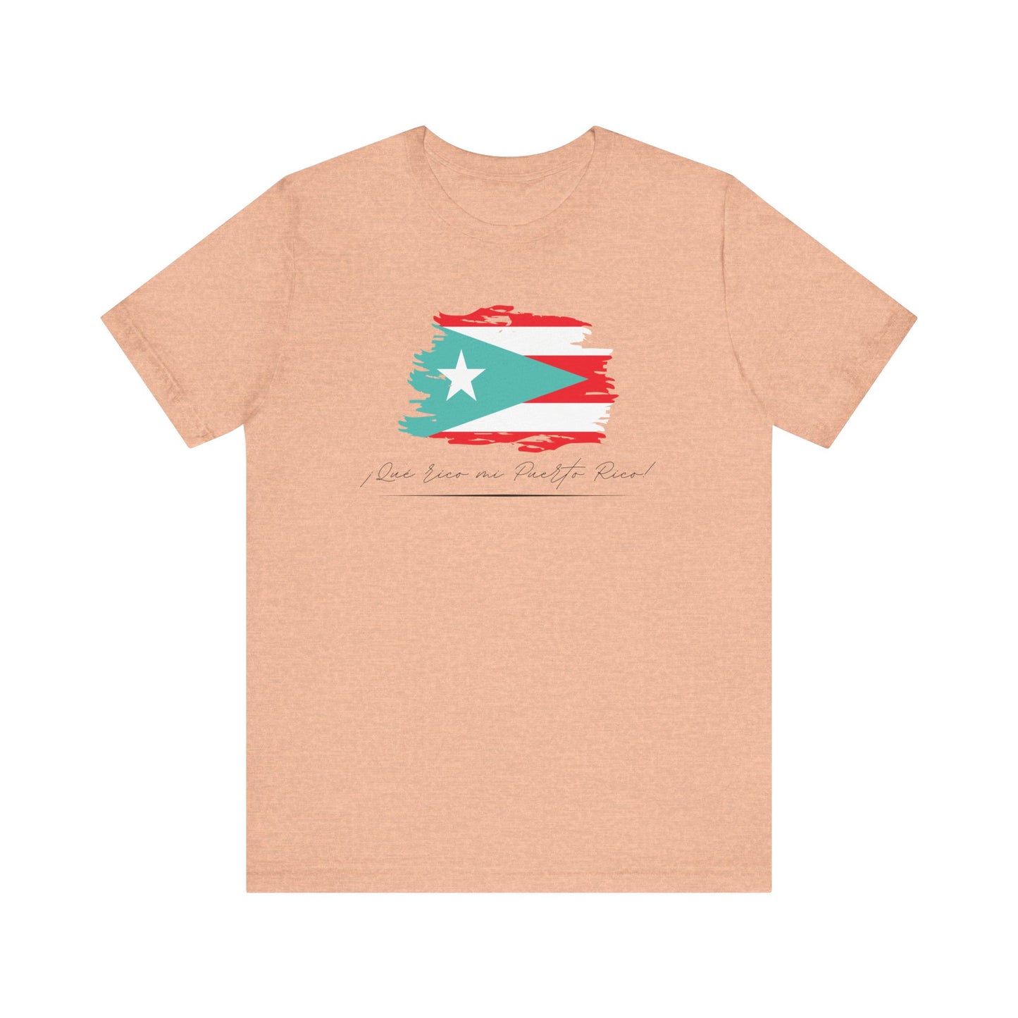 Que rico es mi Puerto Rico Unisex Jersey Short Sleeve Tee