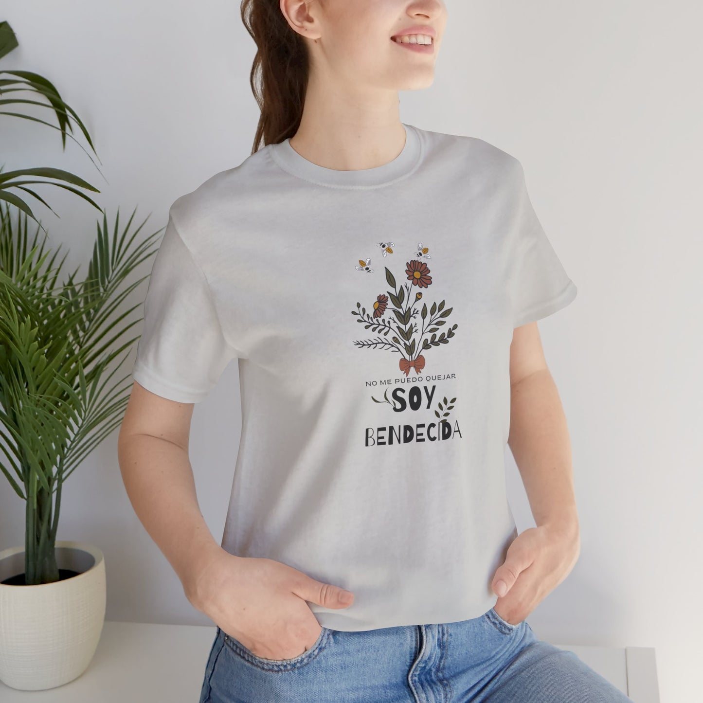 No me puedo quejar Soy Bendecida Unisex Jersey Short Sleeve Tee