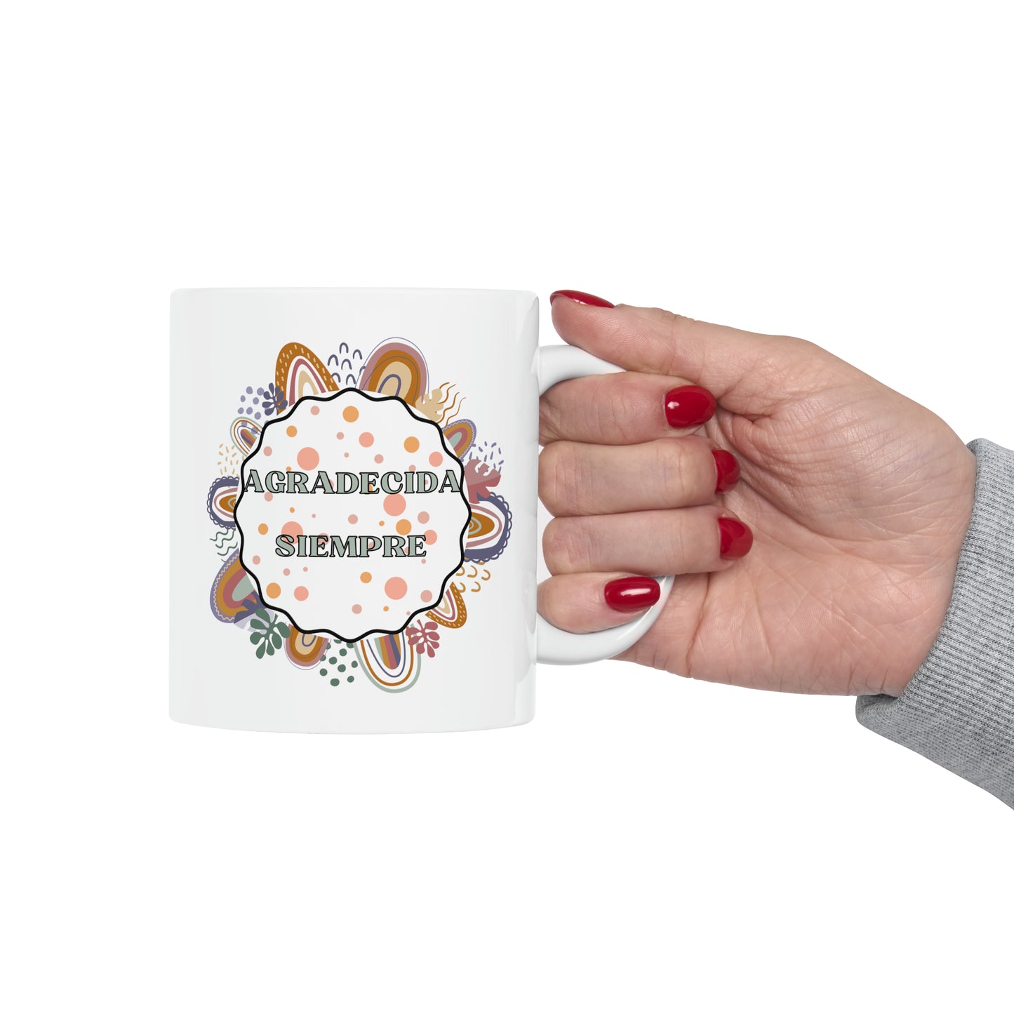 Agradecida siempre Ceramic Mug 11oz