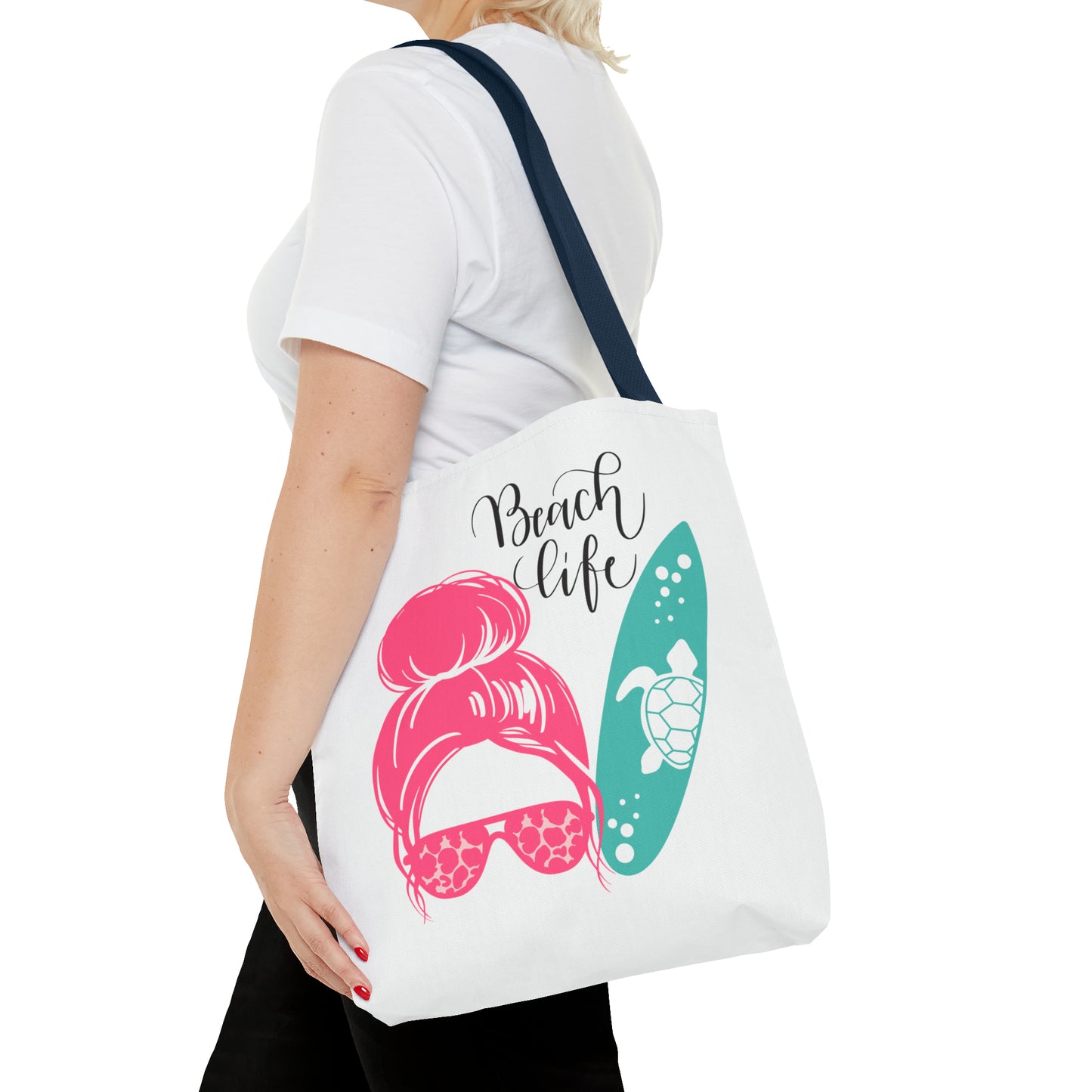 Beach life girl Tote Bag (AOP)