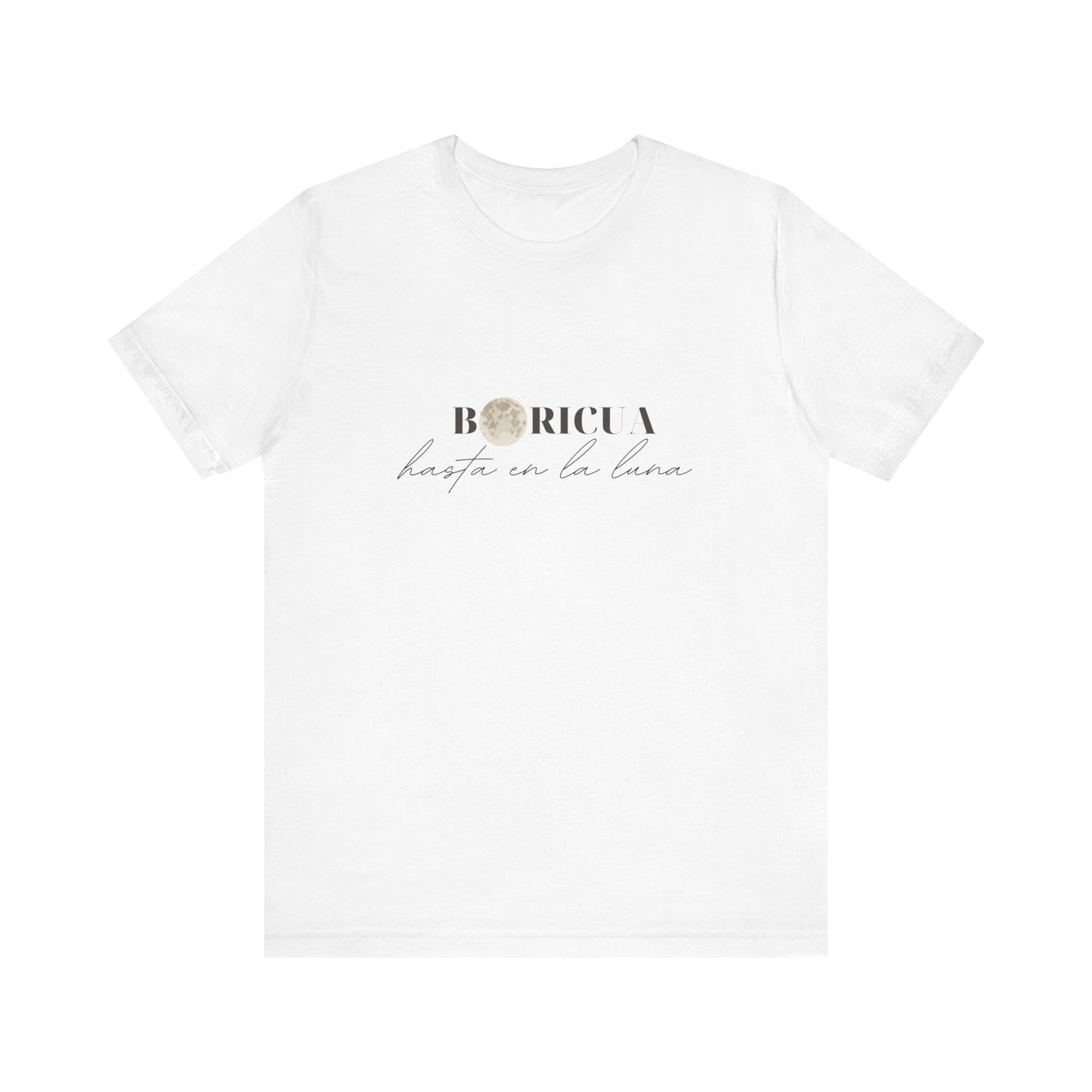 Boricua hasta en la luna II Unisex Jersey Short Sleeve Tee