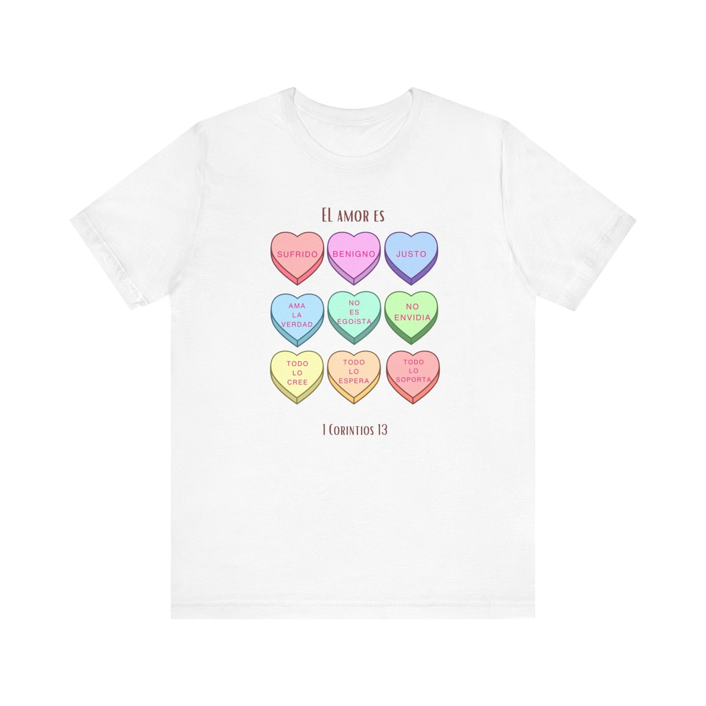 El amor es Unisex Jersey Short Sleeve Tee