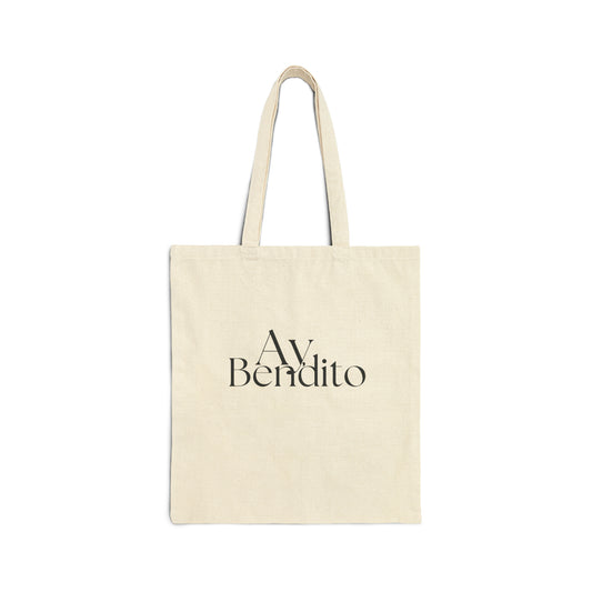 Ay Bendito Cotton Canvas Tote Bag