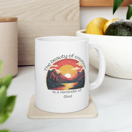 The Beauty of Creation Ceramic Mug 11oz