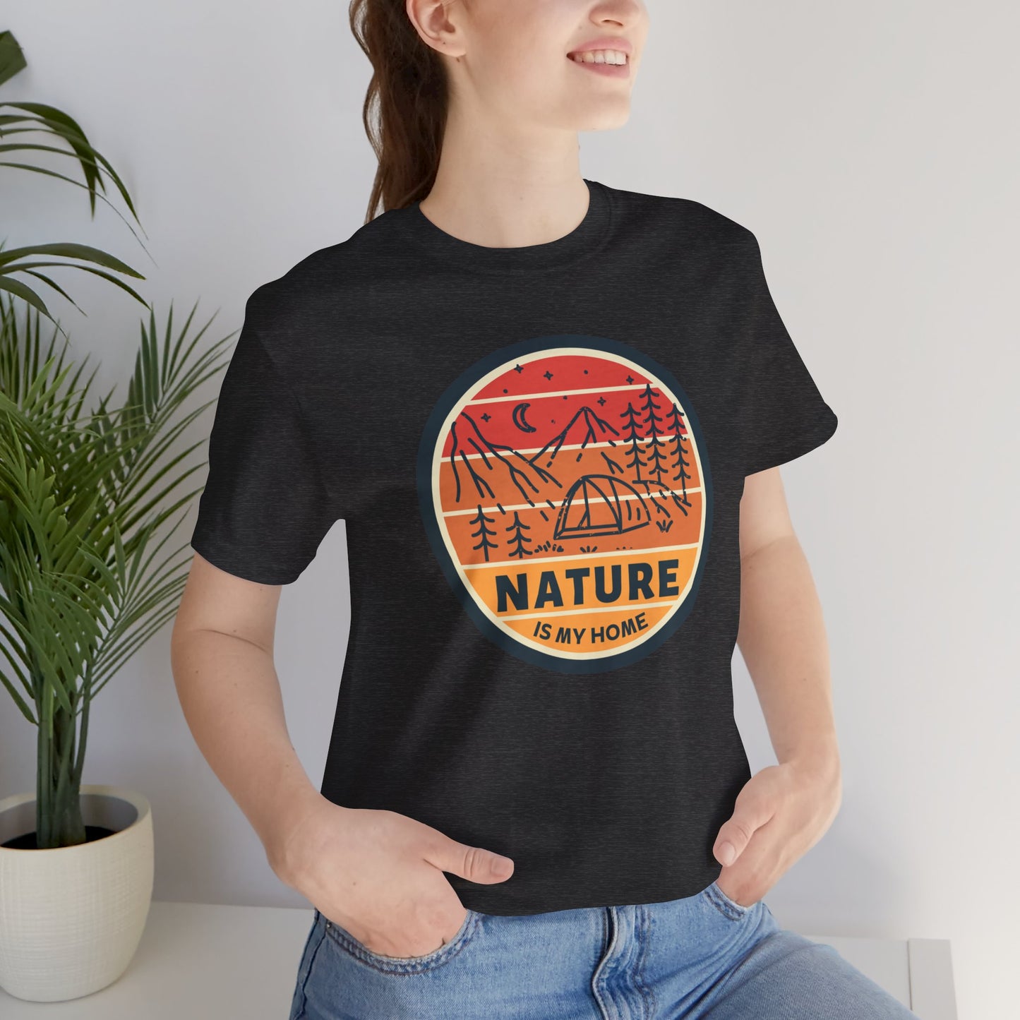 Nature is my home Unisex Jersey Short Sleeve Tee