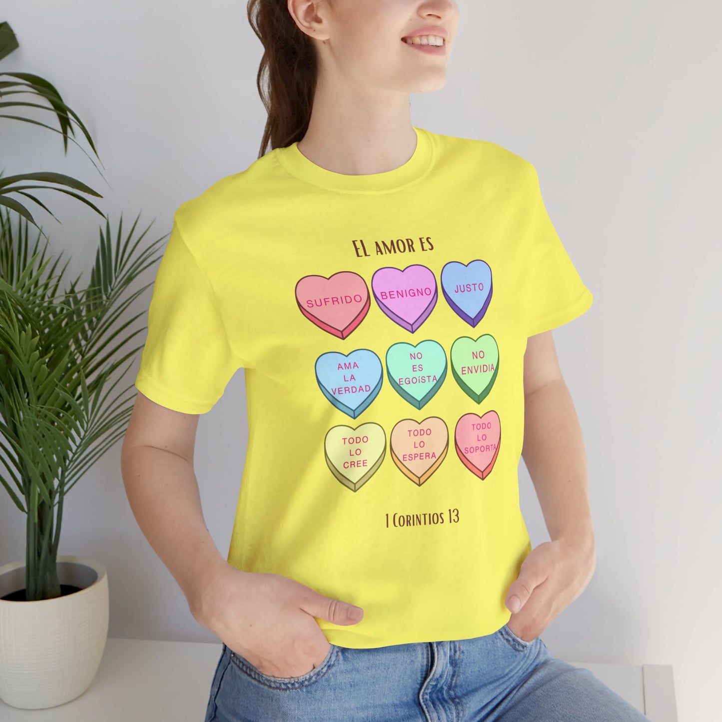 El amor es Unisex Jersey Short Sleeve Tee