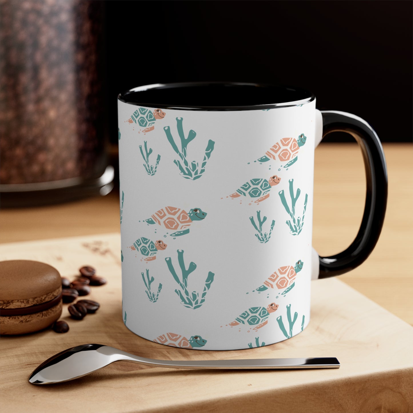 Two turtles Accent Coffee Mug, 11oz