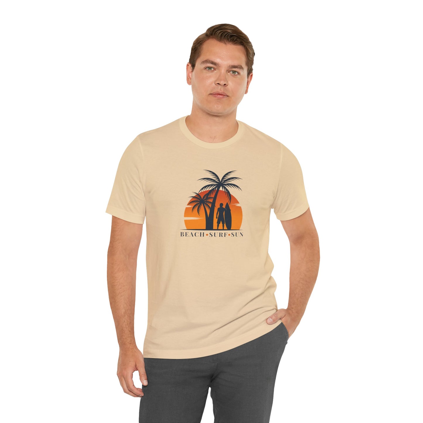 Beach, Surf, Sun Unisex Jersey Short Sleeve Tee