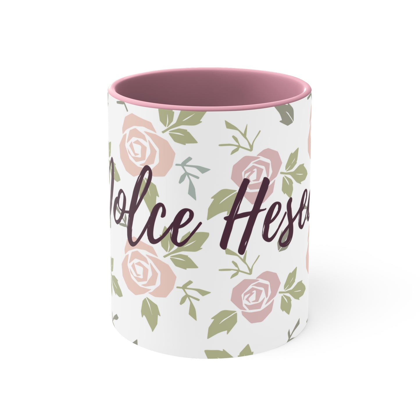 Dolce Hesed Purple Accent Coffee Mug, 11oz