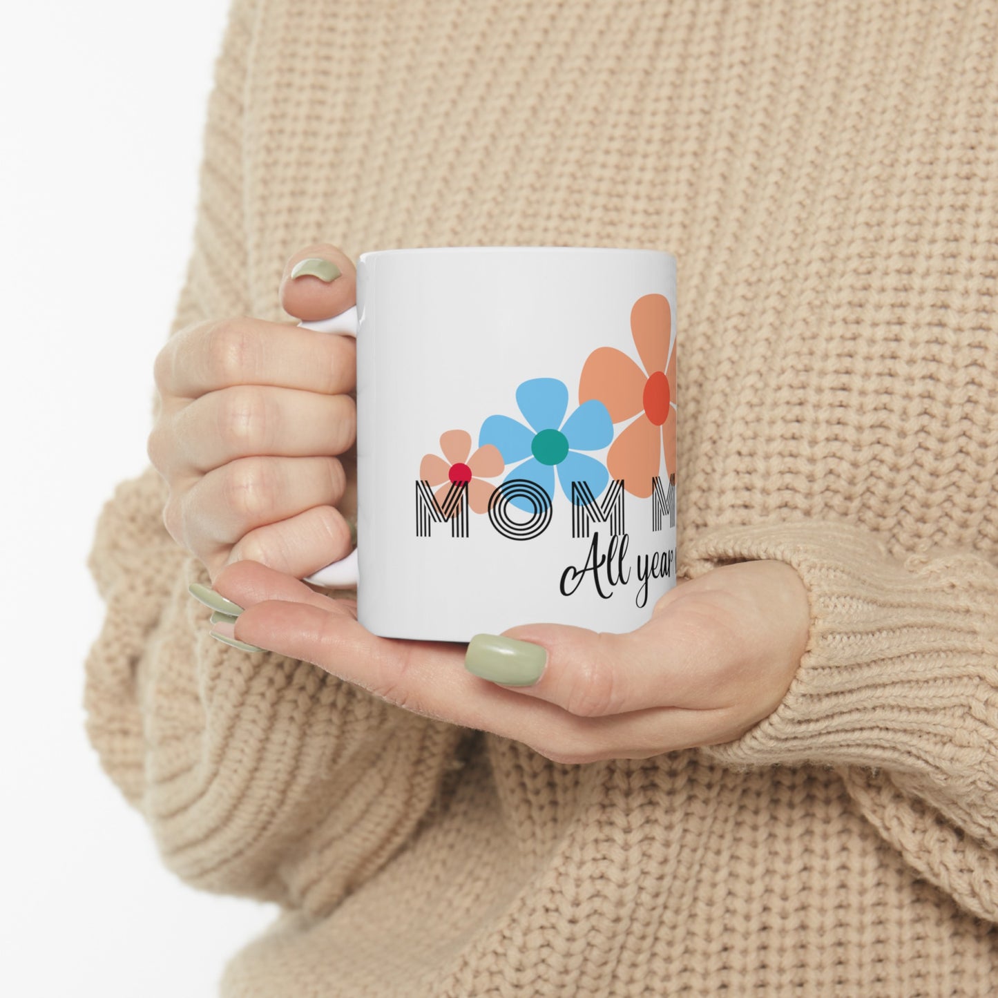 Mom Mode Ceramic Mug, 11oz