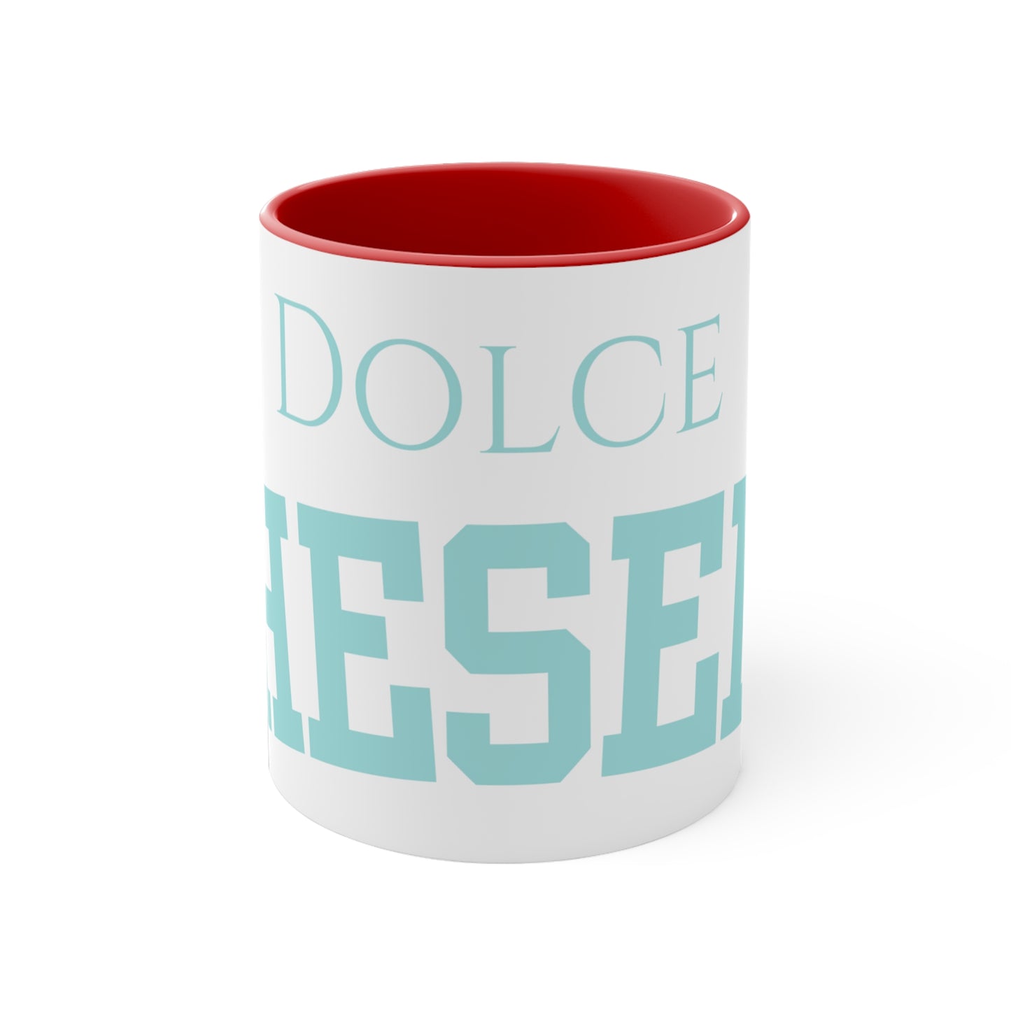 Dolce Hesed Blue Accent Coffee Mug, 11oz