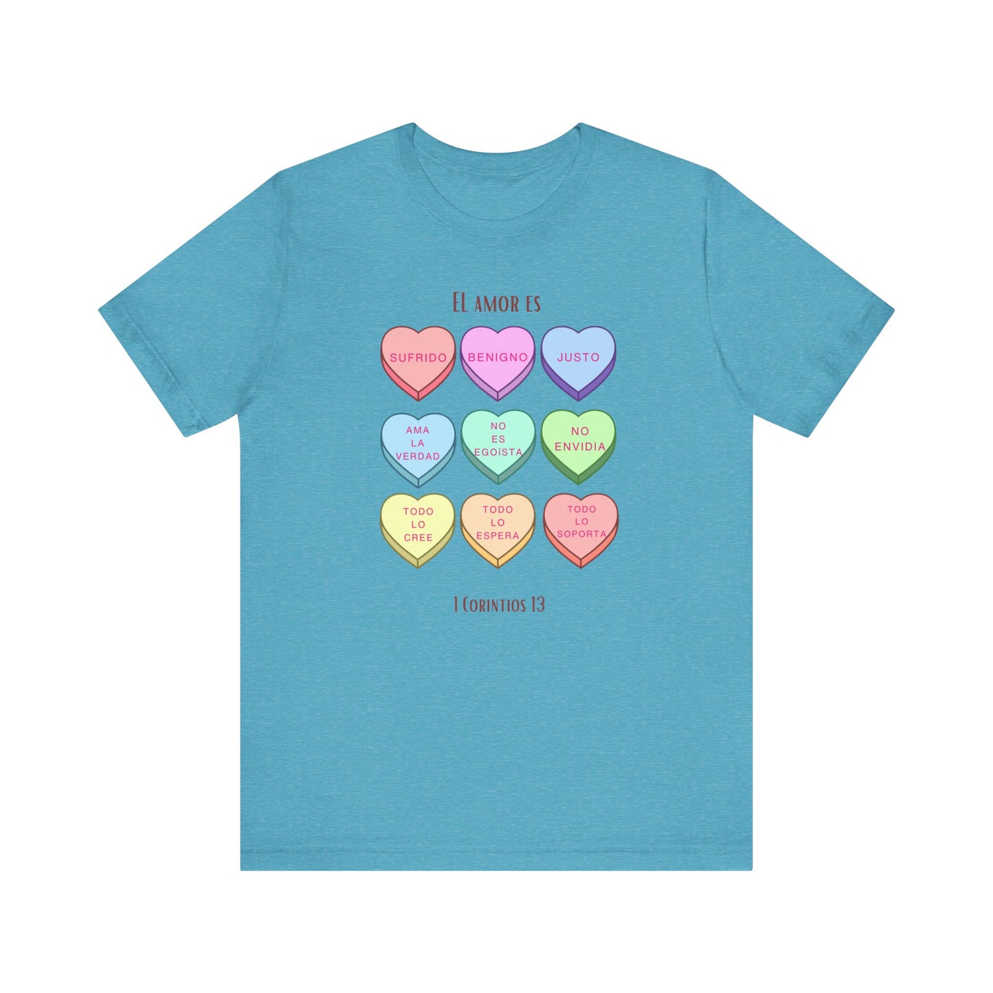 El amor es Unisex Jersey Short Sleeve Tee