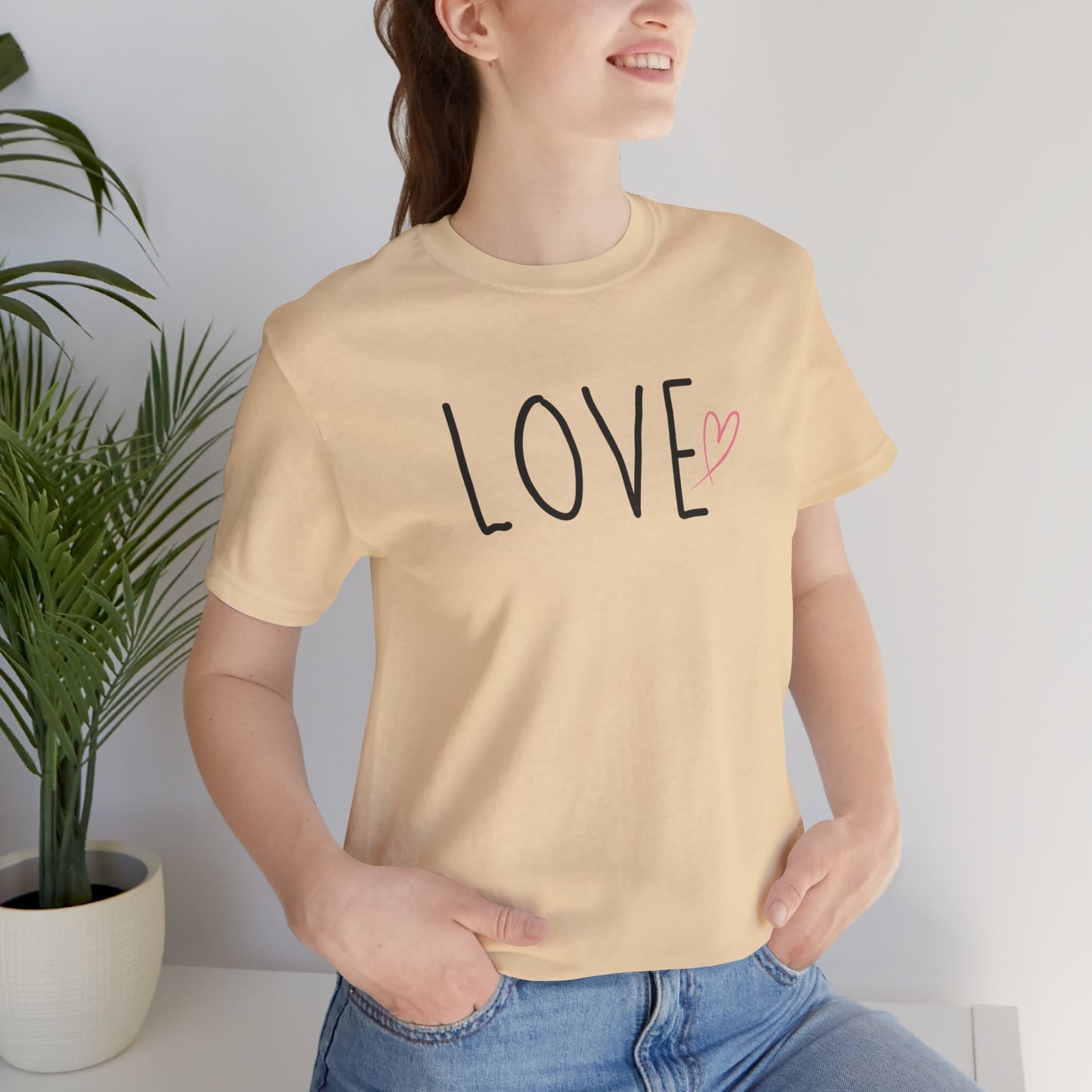 Love Unisex Jersey Short Sleeve Tee