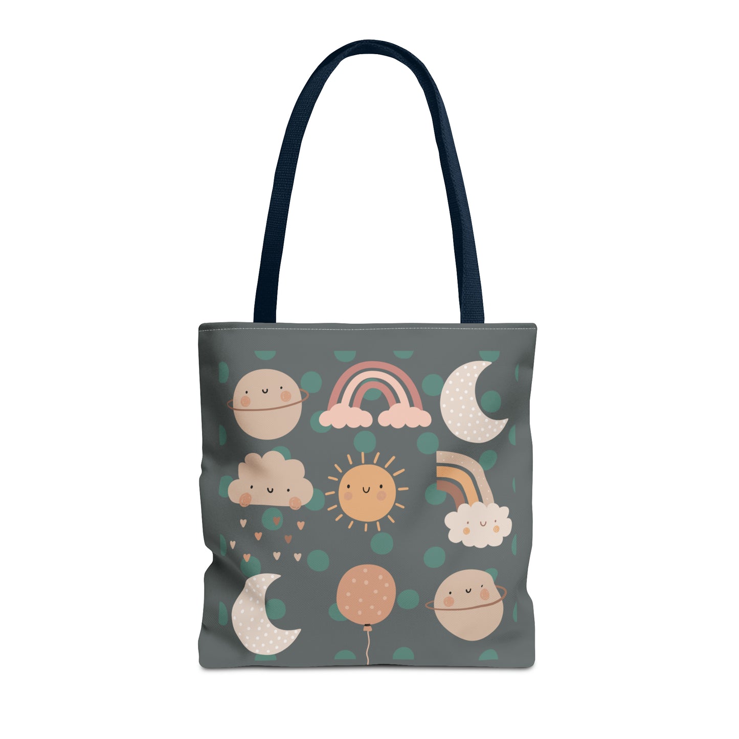 Rainbow, Sun and Moon (G) Tote Bag