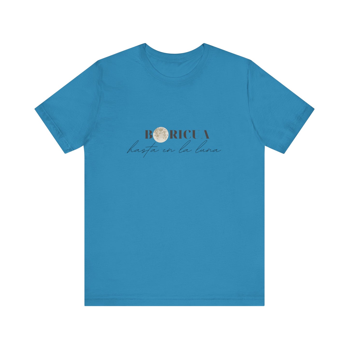 Boricua hasta en la luna II Unisex Jersey Short Sleeve Tee