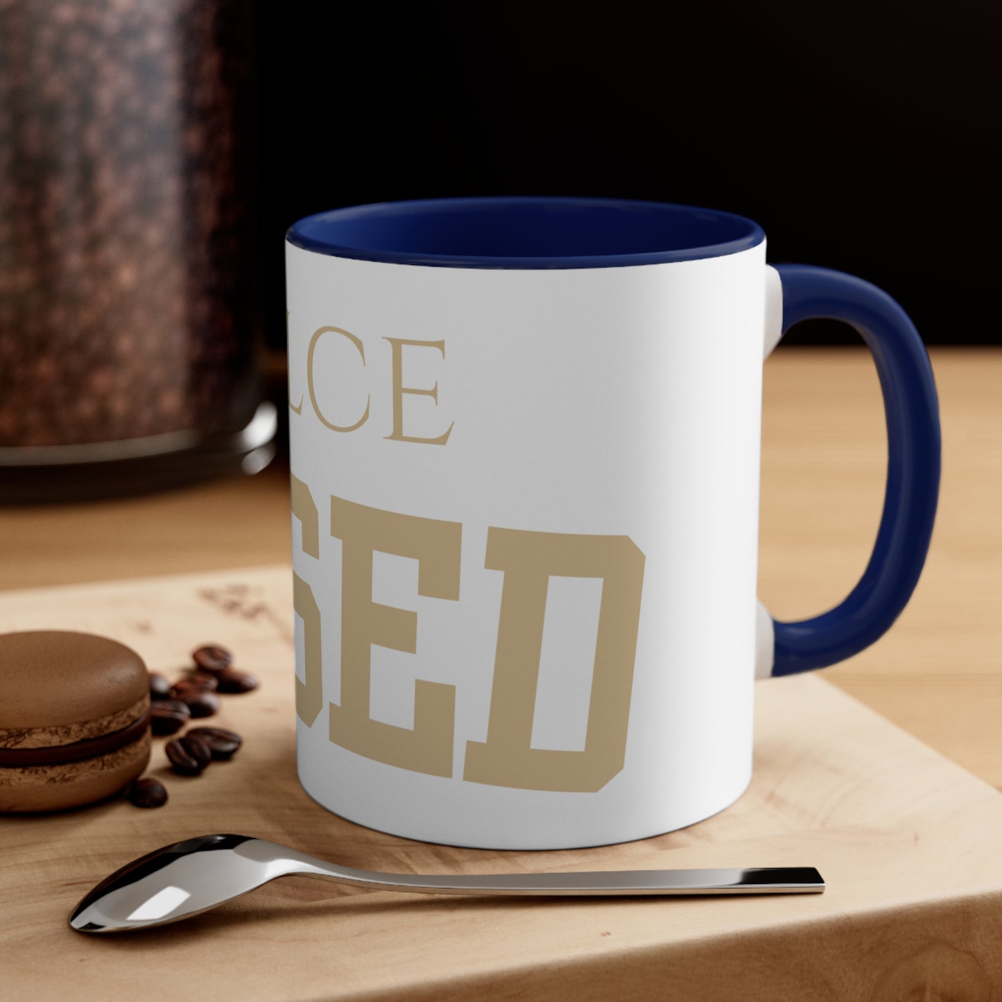 Dolce Hesed Cream Accent Coffee Mug, 11oz