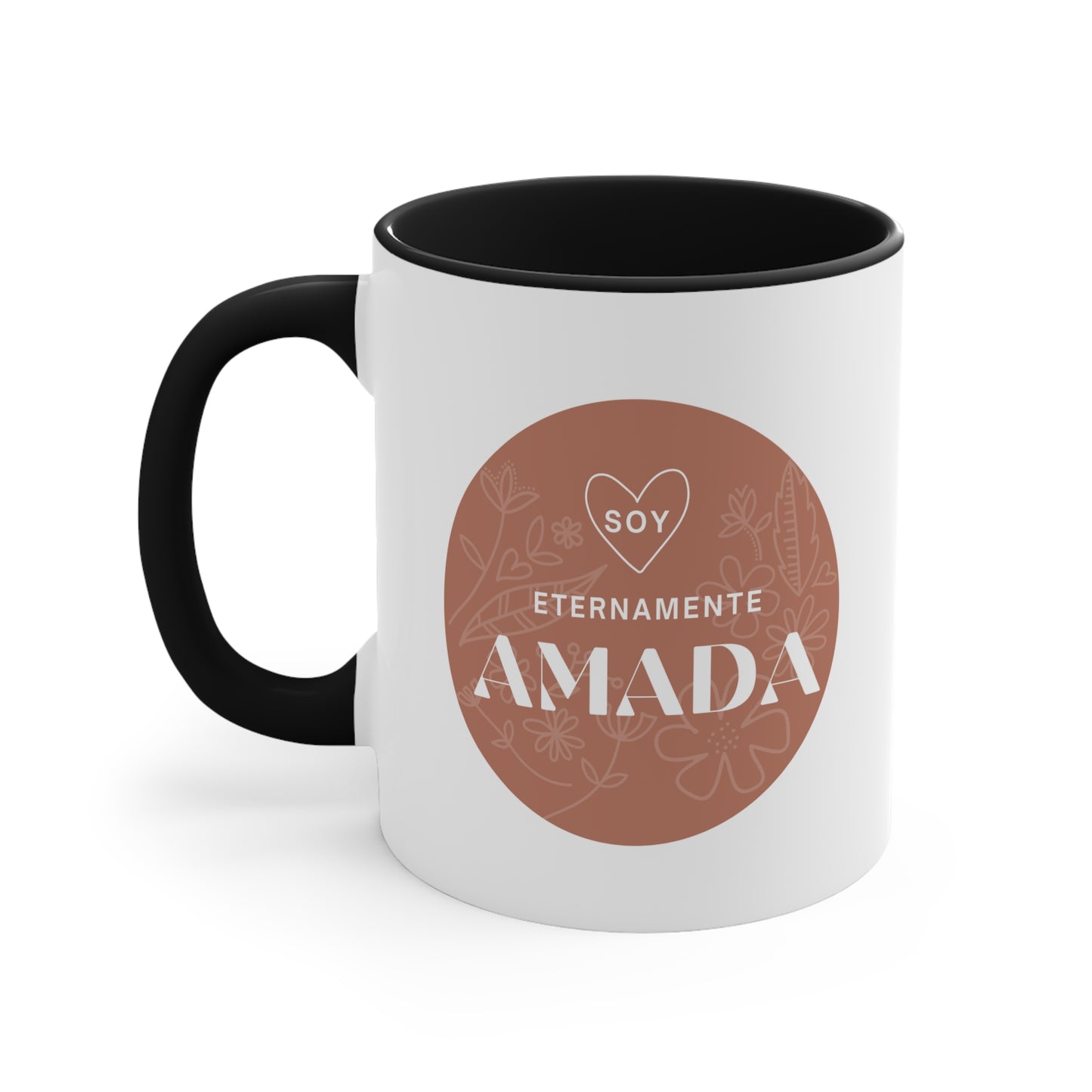 Soy eternamente amada Accent Coffee Mug, 11oz