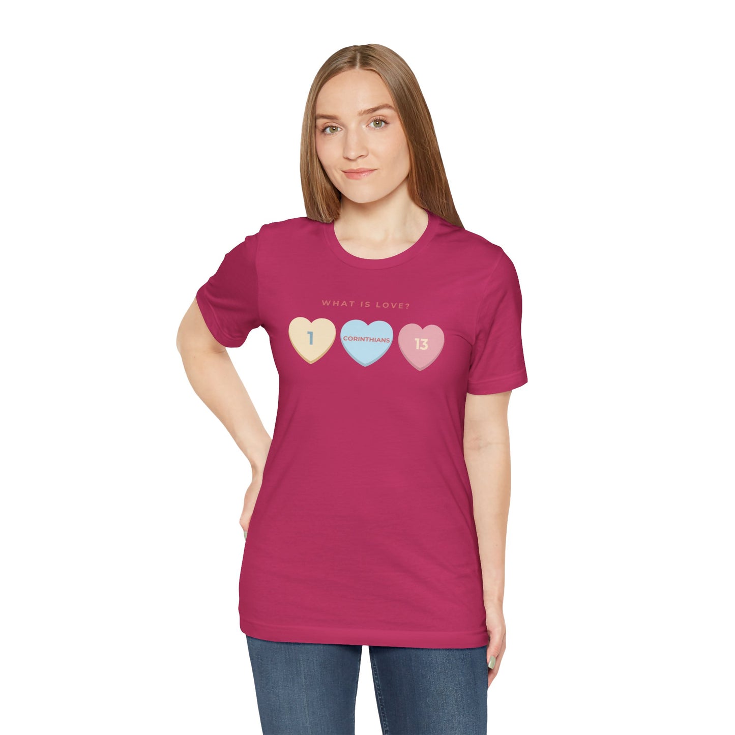 What is love? Unisex Jersey Short Sleeve Tee