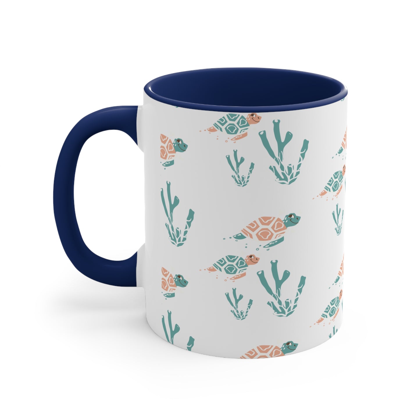 Two turtles Accent Coffee Mug, 11oz