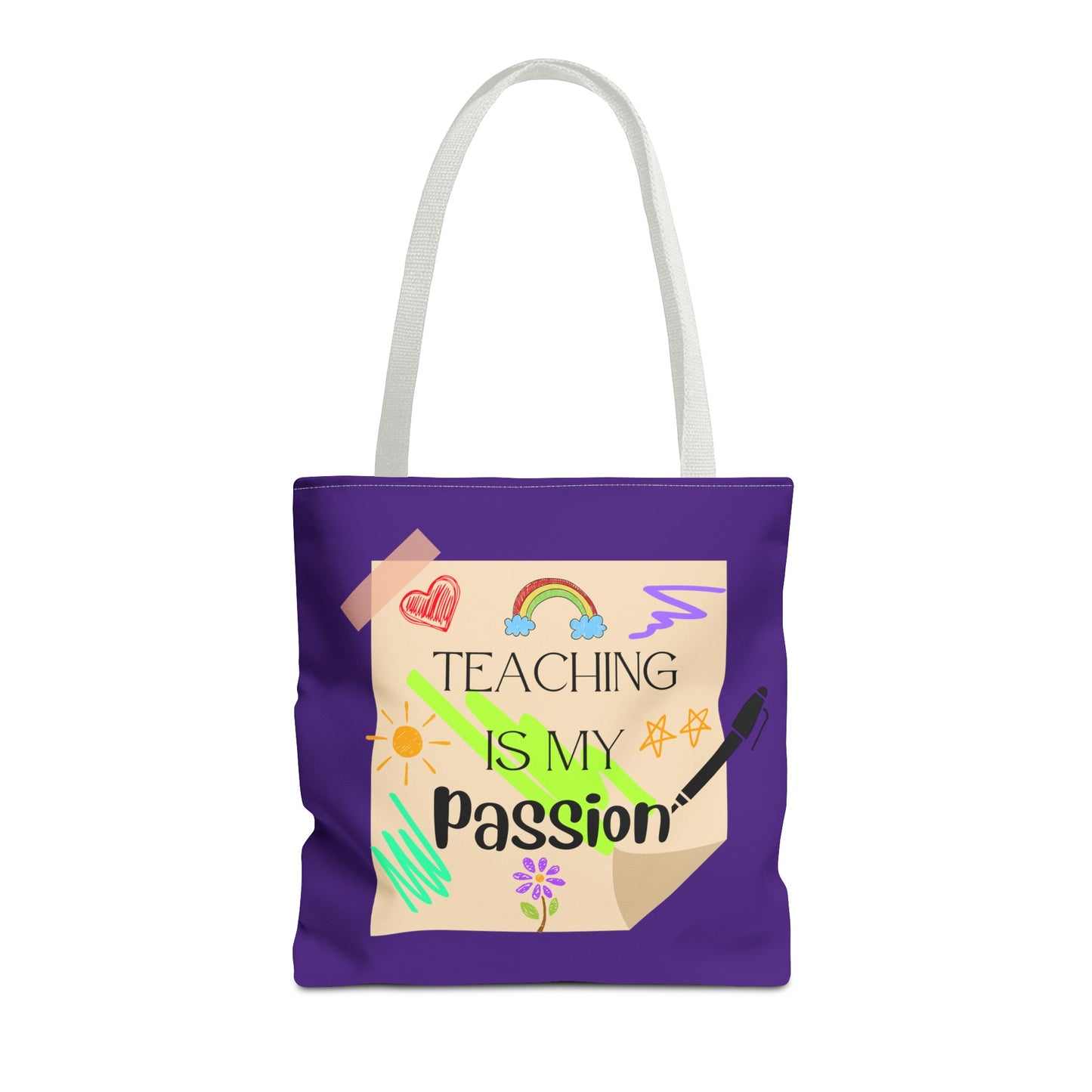 Teaching is my passion Tote Bag (AOP)