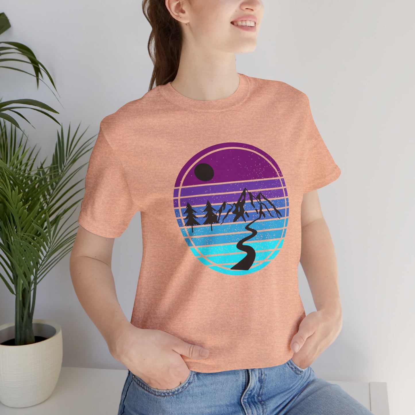 Blue Sunset Unisex Jersey Short Sleeve Tee