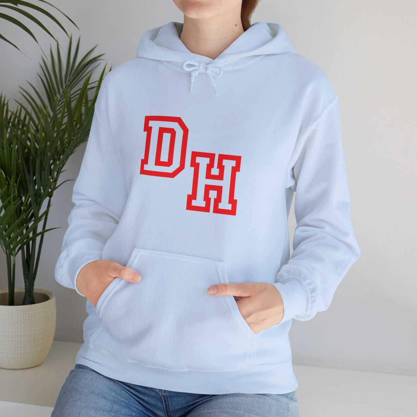 DH Red Unisex Hooded Sweatshirt