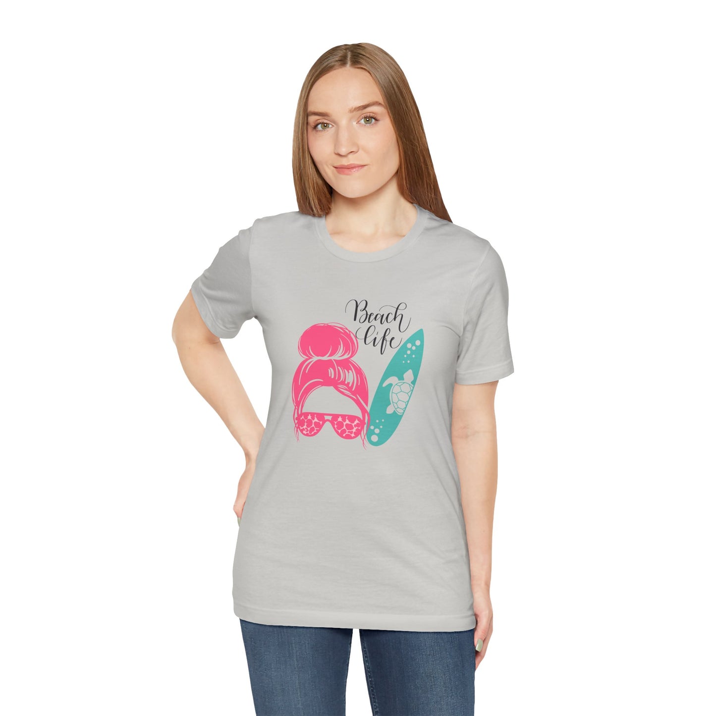 Beach life girl Unisex Jersey Short Sleeve Tee