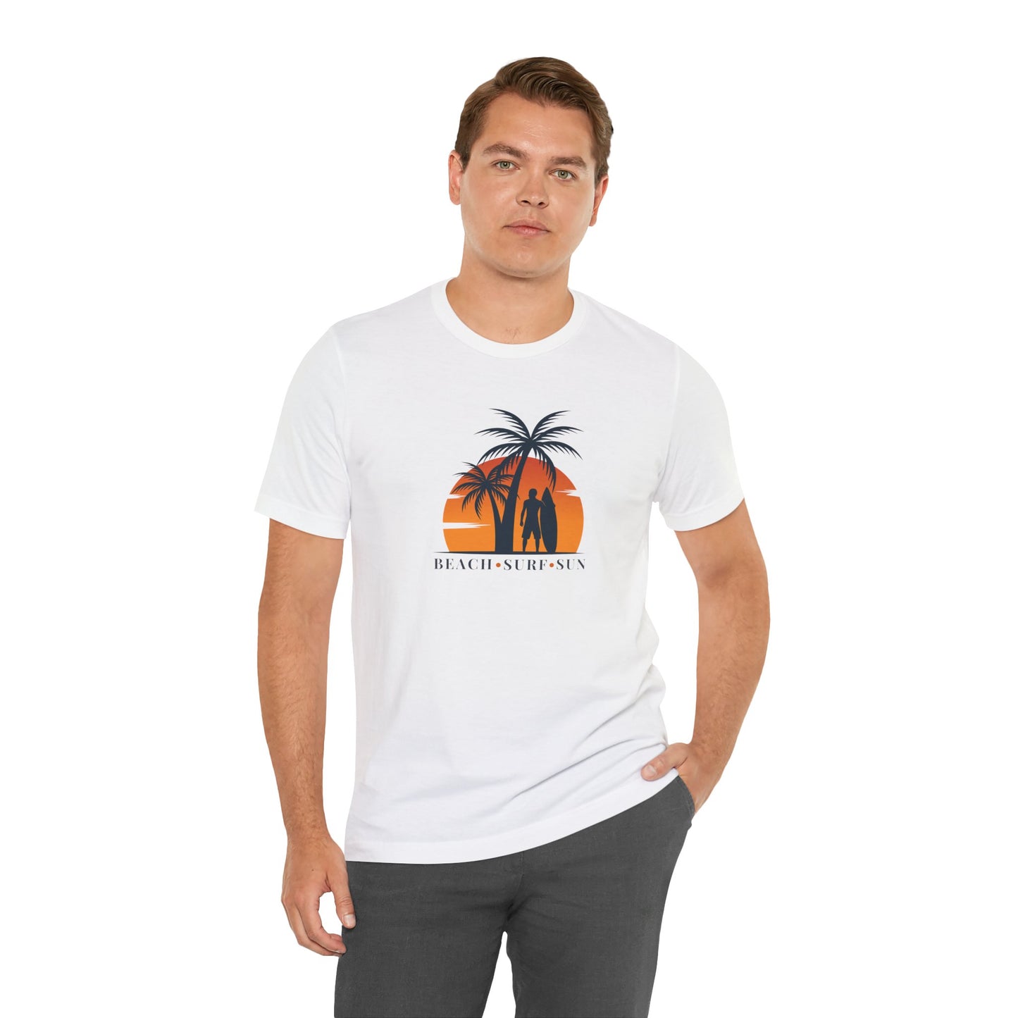 Beach, Surf, Sun Unisex Jersey Short Sleeve Tee