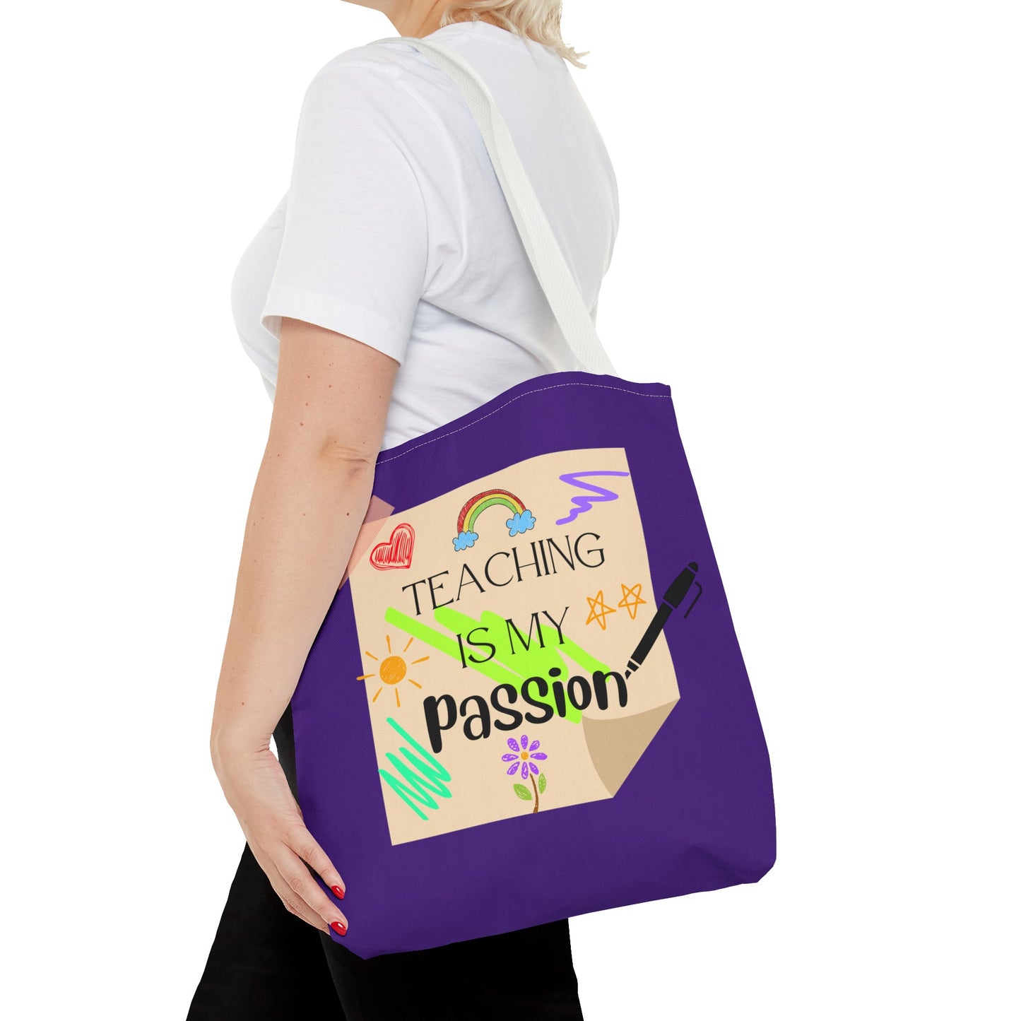 Teaching is my passion Tote Bag (AOP)