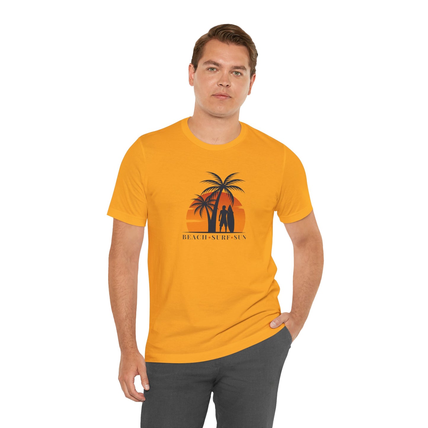 Beach, Surf, Sun Unisex Jersey Short Sleeve Tee