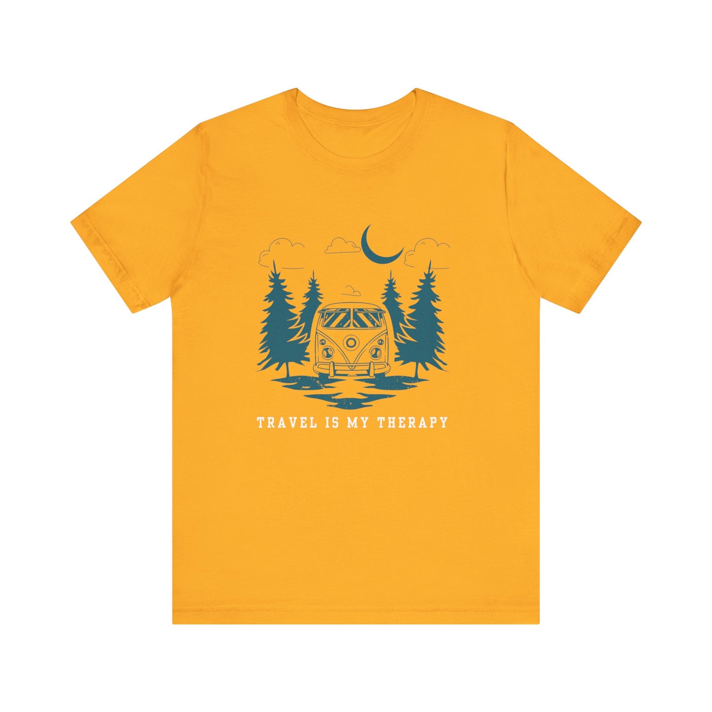 Travel is my therapy Unisex Jersey Short Sleeve Tee