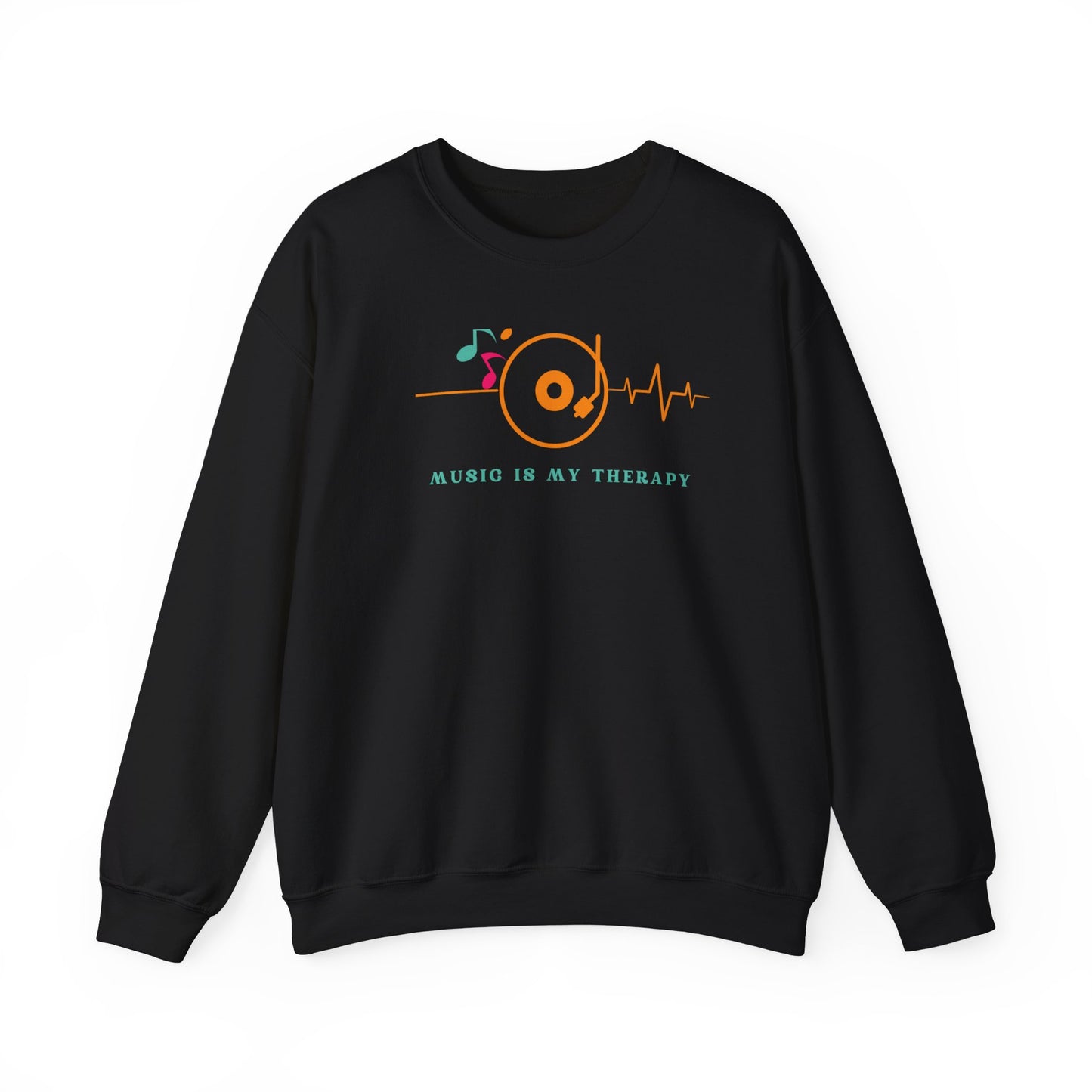 Music is my therapy Unisex Sweatshirt