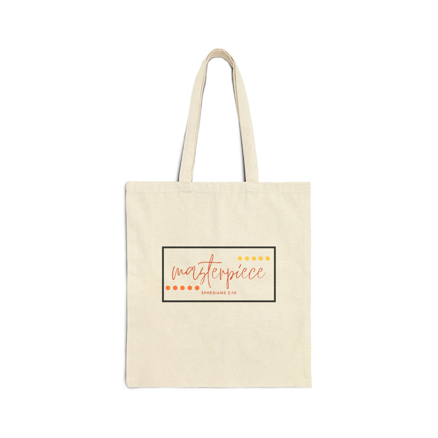 Masterpiece Cotton Canvas Tote Bag