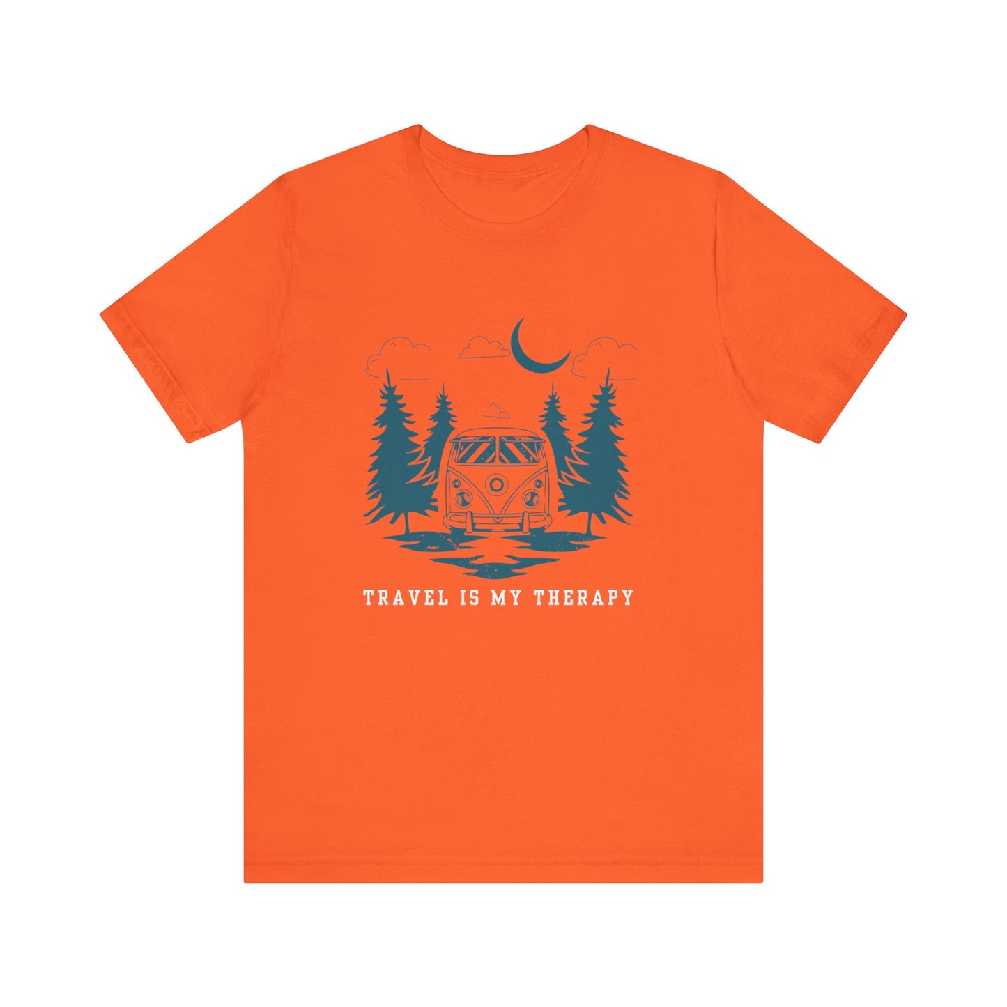 Travel is my therapy Unisex Jersey Short Sleeve Tee