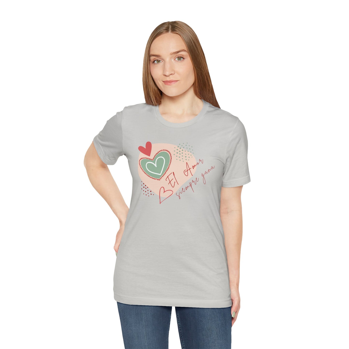 El amor siempre gana Unisex Jersey Short Sleeve Tee