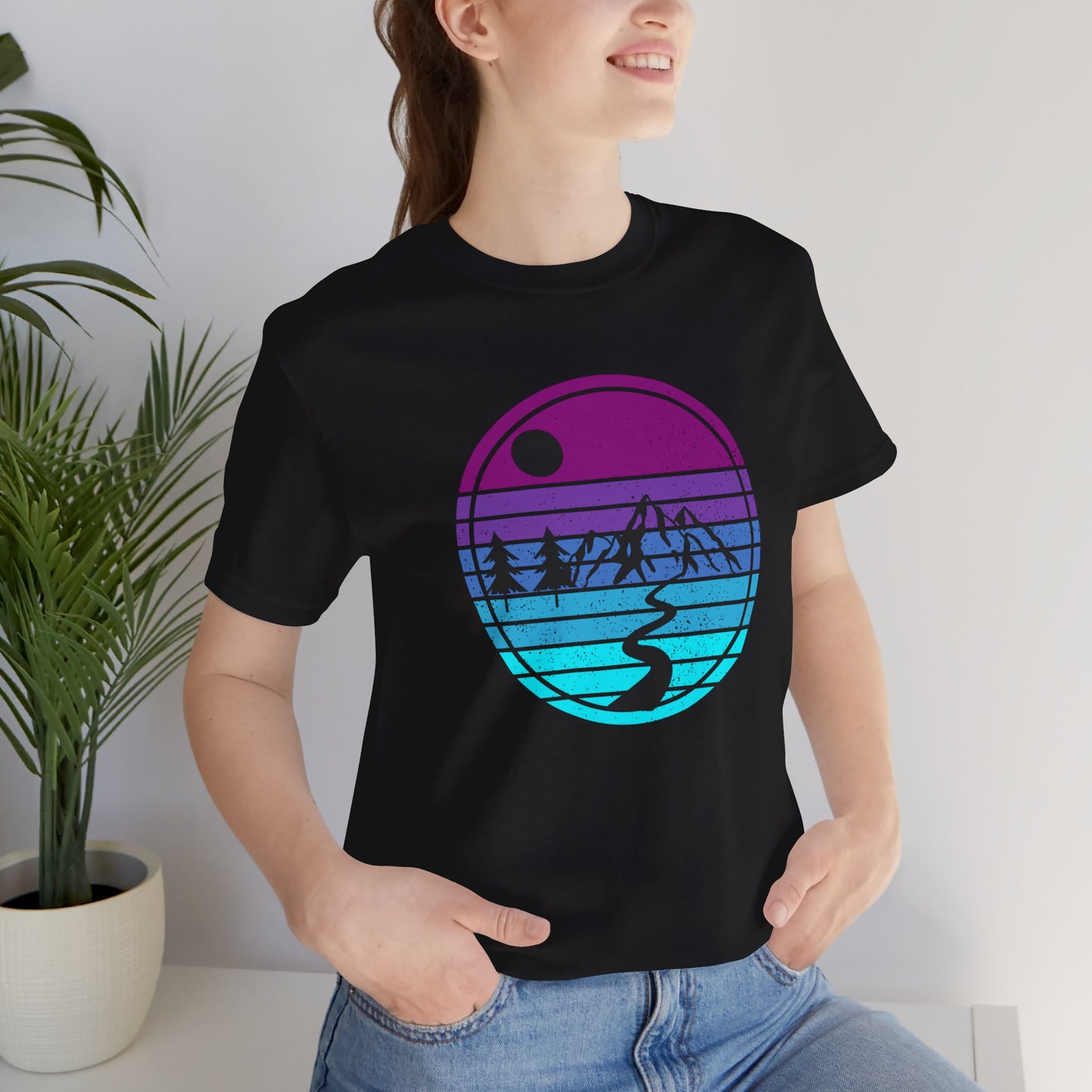 Blue Sunset Unisex Jersey Short Sleeve Tee