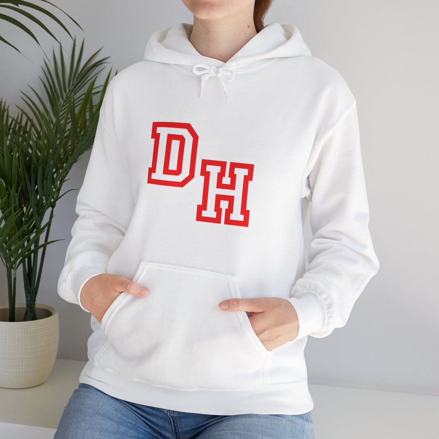 DH Red Unisex Hooded Sweatshirt