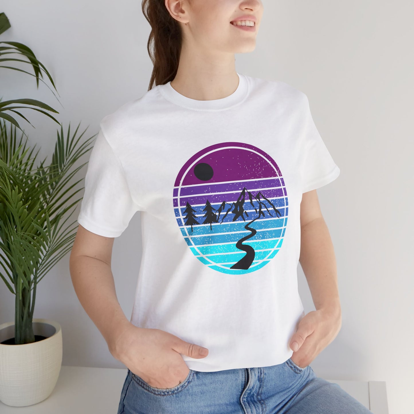 Blue Sunset Unisex Jersey Short Sleeve Tee