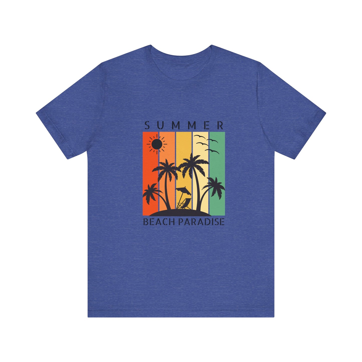 Summer beach paradise Unisex Jersey Short Sleeve Tee