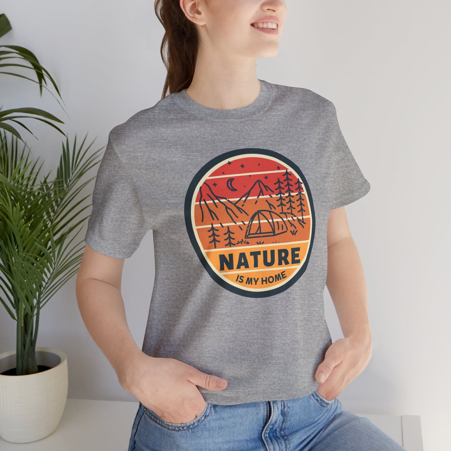 Nature is my home Unisex Jersey Short Sleeve Tee